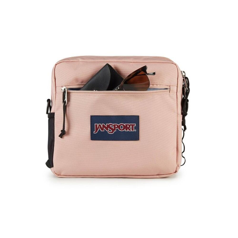 JanSport Adaptive Accessory Bag - Misty Rose: Zipper Closure Polyester Material